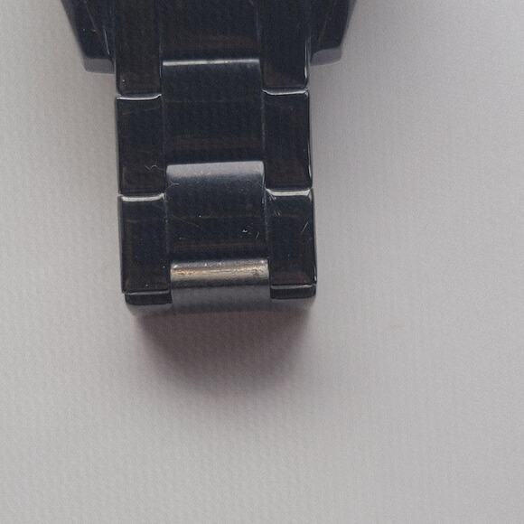 Fossil Womens Watch Black Dial Crystal Bezel Black Stainless Bracelet Quartz main image 5